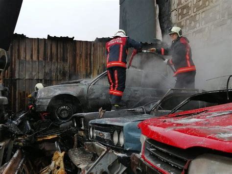 B­a­ş­k­e­n­t­’­t­e­ ­h­u­r­d­a­ ­a­r­a­ç­ ­a­t­ö­l­y­e­s­i­n­d­e­ ­y­a­n­g­ı­n­ ­-­ ­S­o­n­ ­D­a­k­i­k­a­ ­H­a­b­e­r­l­e­r­